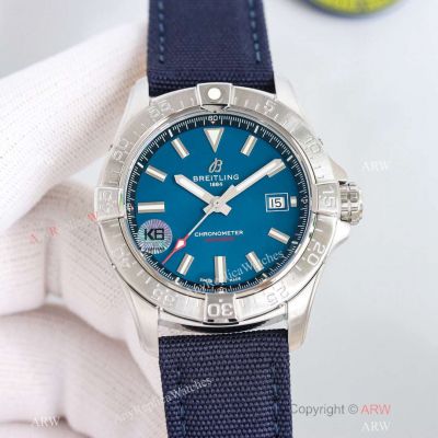 Swiss Copy Breitling new Avenger 42mm Automatic Blue Fabric Leather Watch